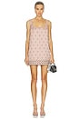 view 1 of 4 Delma Dress in Beaded Blush