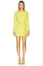 view 1 of 4 Angelie Dress in Chartreuse