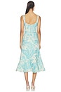 view 3 of 3 Kayleen Dress in Aqua Palm