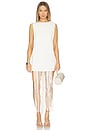 view 1 of 3 Mackenzie Dress With Removable Fringe in Off White