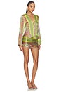 view 2 of 3 ROBE MARAIS in Yellow Paisley