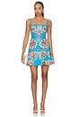 view 1 of 3 Saverine Dress in Cerulean Bloom