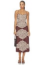 view 1 of 4 VESTIDO RAYANA  in Brown Blossom