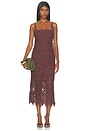 view 1 of 4 VESTIDO RAVELLO  in Brown