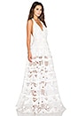view 2 of 4 Nubia Open Back Crochet Dress in White Crochet
