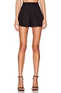 view 1 of 3 SHORT MAIKA PLEATED in Black