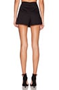 view 3 of 3 SHORT MAIKA PLEATED in Black