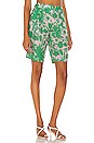 view 3 of 5 Talbot Shorts in Emerald Botanical