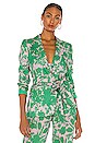 view 1 of 5 Kopar Blazer in Emerald Botanical