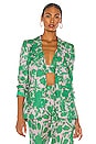 view 2 of 5 Kopar Blazer in Emerald Botanical