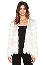 view 1 of 3 Florin Fringe Jacket in Cream