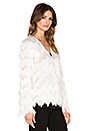 view 2 of 3 Florin Fringe Jacket in Cream