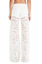 view 3 of 4 PANTALONES DE ENCAJE MADRID in White