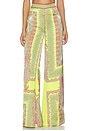 view 1 of 6 Triest Pants in Yellow Paisley
