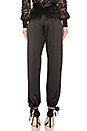 view 3 of 4 Lorin Satin Jogger in Black
