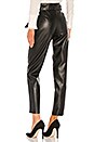 view 3 of 4 Castile Vegan Leather Pant in Black