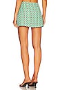 view 3 of 4 Tara Skirt in Aqua