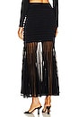 view 3 of 4 Franki Maxi Skirt in Noir