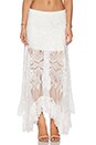 view 1 of 3 Gordan Lace Maxi Skirt in White