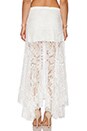 view 3 of 3 Gordan Lace Maxi Skirt in White