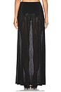 view 4 of 6 Franca Hotfix Skirt in Black