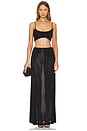 view 5 of 6 Franca Hotfix Skirt in Black
