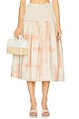 view 1 of 6 Arnette Skirt in Pink Brushstroke