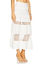 view 2 of 6 Jeannie Skirt in White