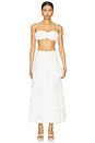 view 5 of 6 Bria Skirt in White
