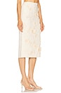 view 2 of 6 Torie Skirt in Ivory Raffia