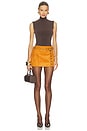 view 6 of 7 NITA 벨트가 달린 스커트 in Sienna