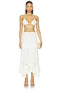 view 6 of 6 Coralla Skirt in Blanc