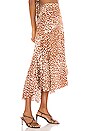 view 2 of 4 Fontaine Skirt in Sienna Leopard