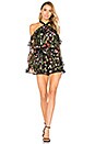view 1 of 4 Brenna Romper in Black Garden