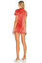 view 3 of 4 Pennie Velour Romper in Coral