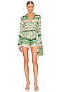 view 1 of 3 Florentyn Romper in Emerald