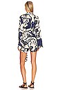 view 3 of 3 Kaiden Romper in Maldive Blue