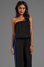view 1 of 5 Zuri Strapless Jumpsuit en Black/Blue in Black & Blue