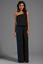 view 2 of 5 Zuri Strapless Jumpsuit en Black/Blue in Black & Blue
