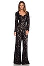 view 1 of 3 Hyatt Lace Jumpsuit in Black