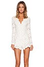 view 1 of 4 Manolo Lace Romper in Ivory