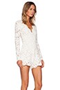 view 2 of 4 Manolo Lace Romper in Ivory