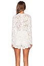 view 3 of 4 Manolo Lace Romper in Ivory