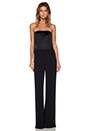 view 1 of 3 Vite Strapless Fringed Jumpsuit in Black