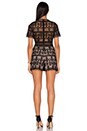 view 3 of 3 Alexandria Romper in Black Lace