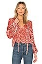 view 1 of 4 Caprina Blouse in Velvet Floral Devore