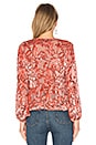 view 3 of 4 Caprina Blouse in Velvet Floral Devore