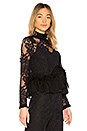 view 2 of 4 Karenza Lace Blouse in Black