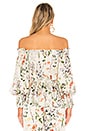 view 3 of 4 Elsa Top in Botanical Cream
