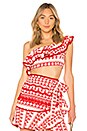 view 1 of 4 Kiki Top in Aztec Red